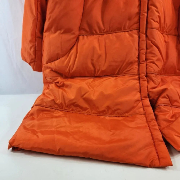 Moda International Down Coat Womens XL  Orange - Picture 2 of 13